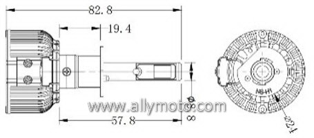 24W LED Headlight 3C H1